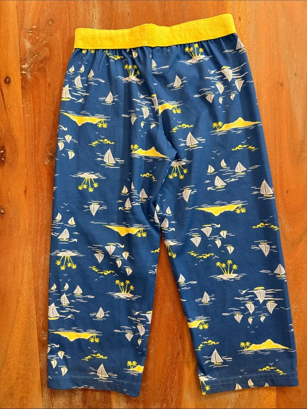 Carters Blue Nautical & Striped Kids Pajama Pants - size 3T and 4T